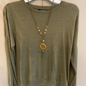 Olive Lucky Brand Sweater